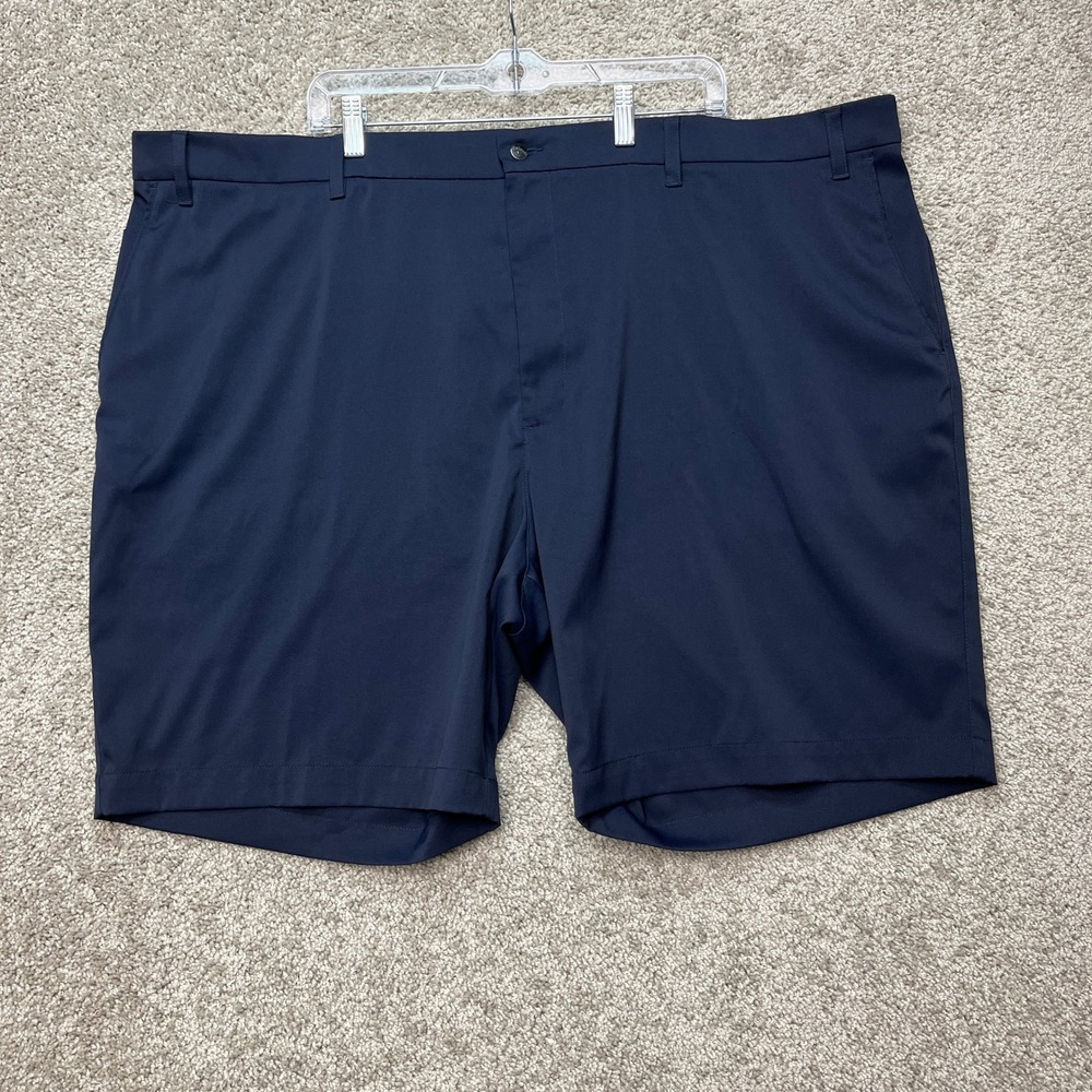 Callaway Shorts Mens 50B Navy Blue Flat Front Stretch Waistband Golf Performance